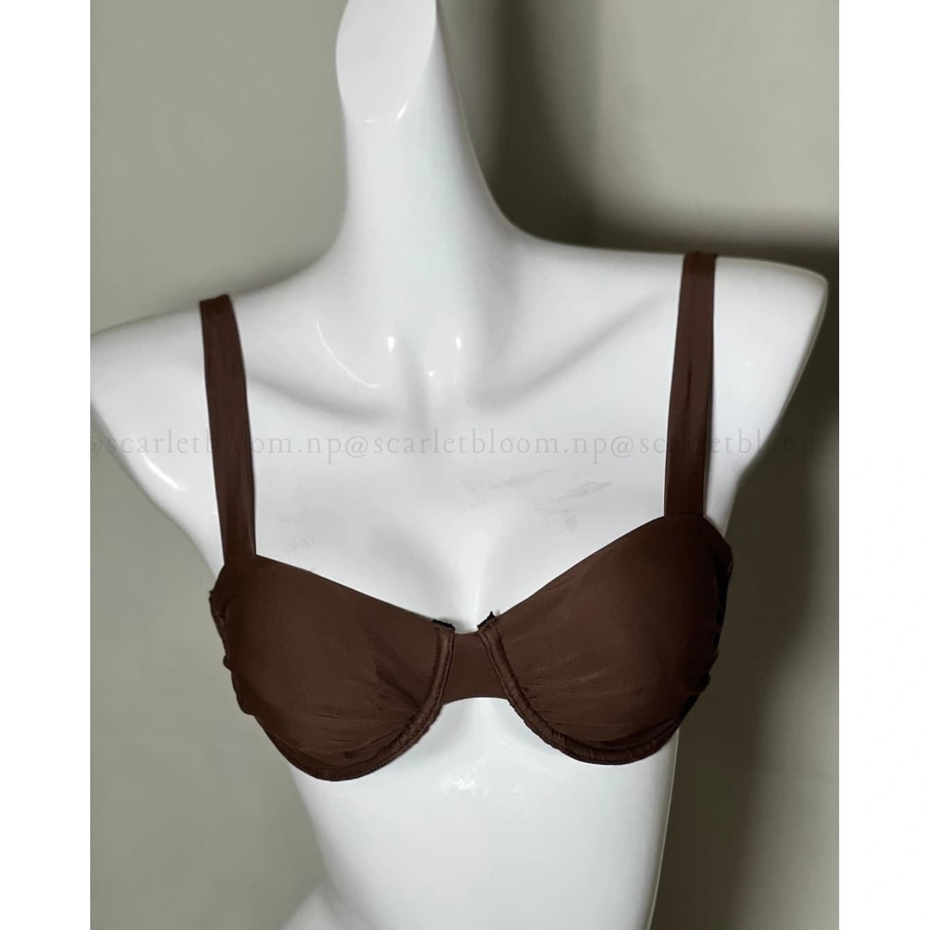 Brown Bikini & Cover-Up Set