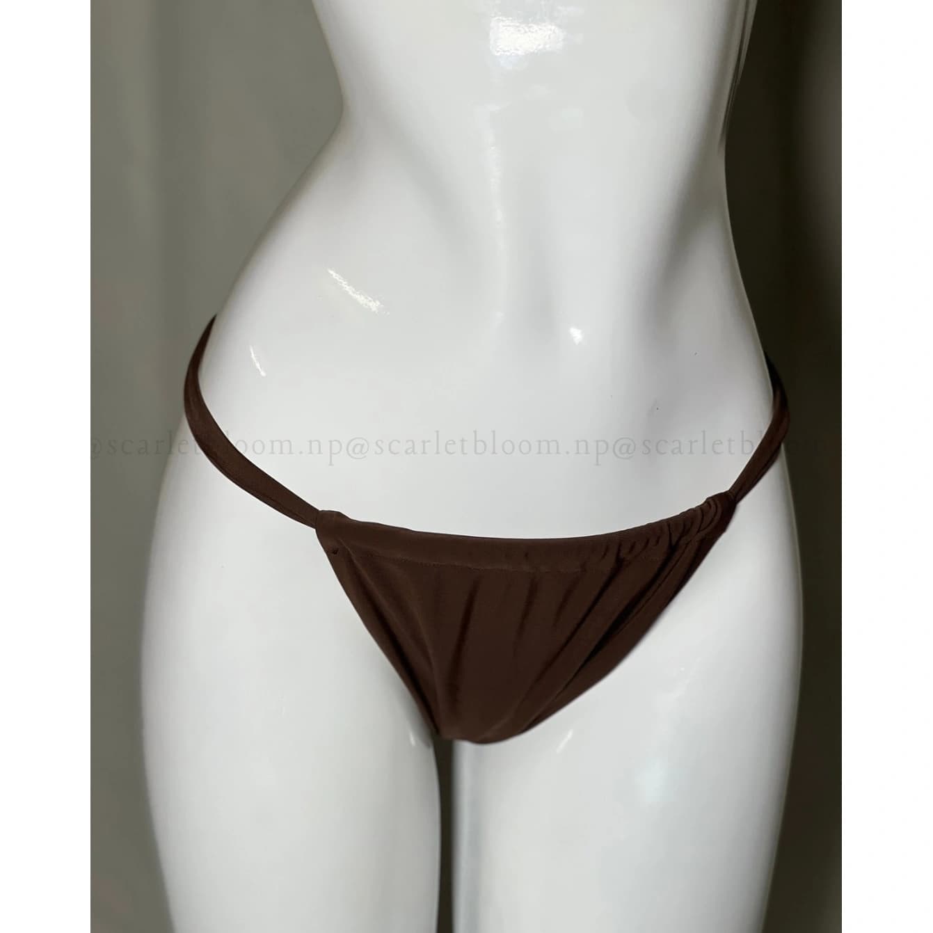 Brown Bikini & Cover-Up Set - Preview Angle 2