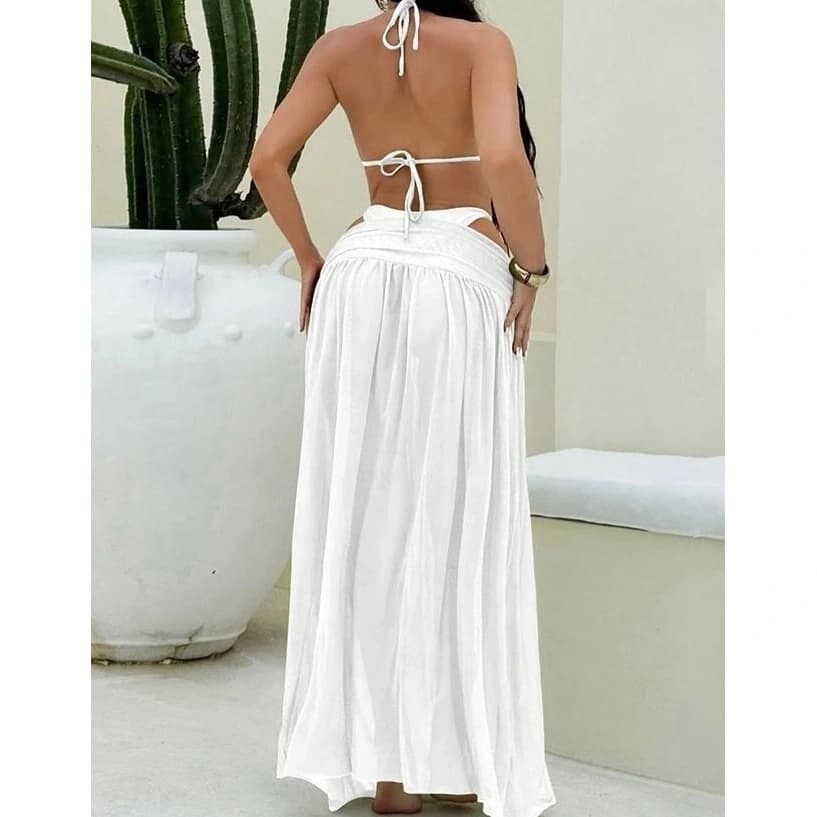 Glam White Three-Piece Set