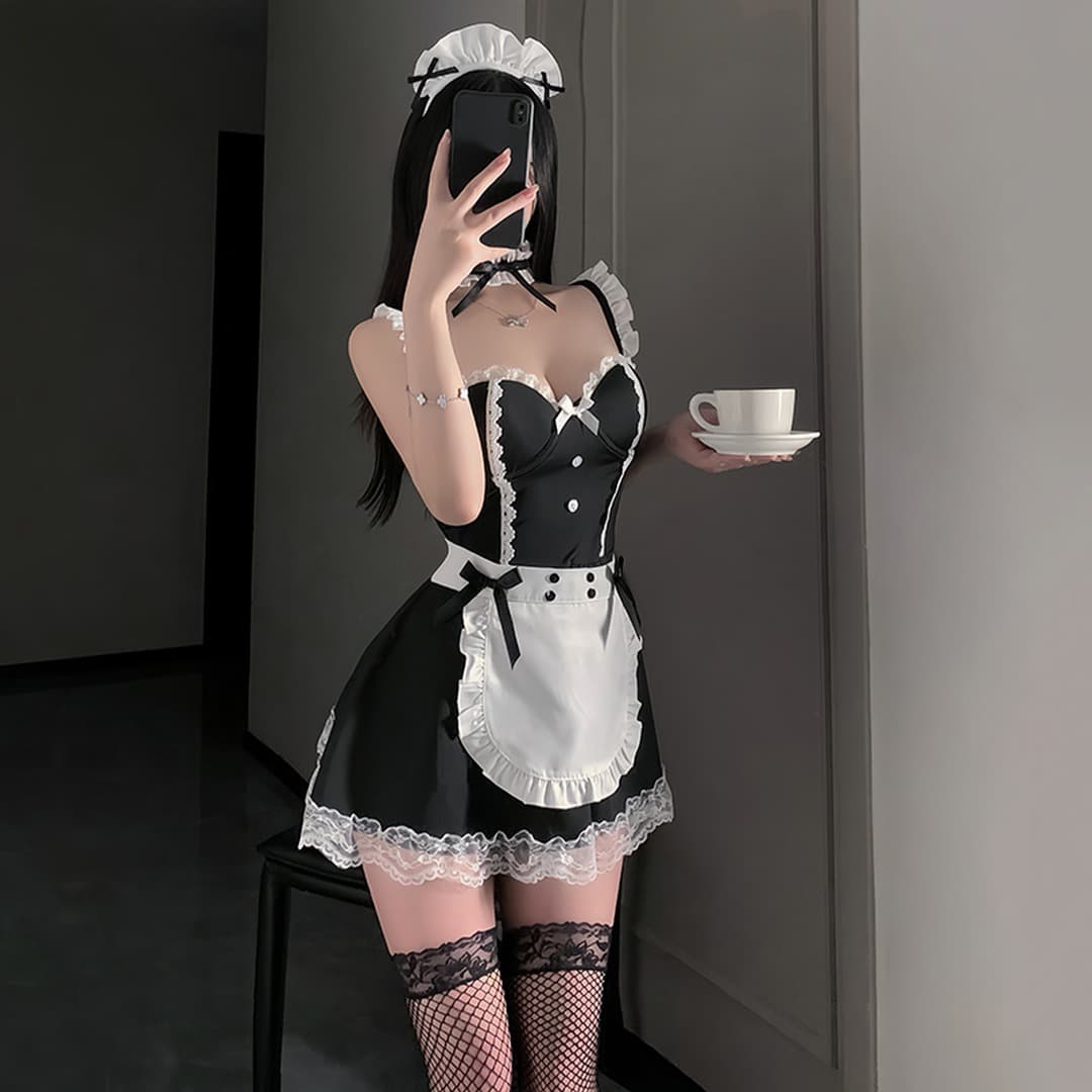 Classic Lace Maid Dress