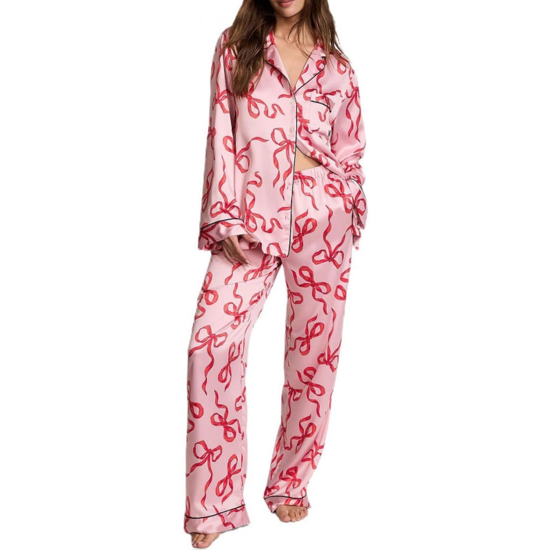 RibbonDream Satin Pajama Set