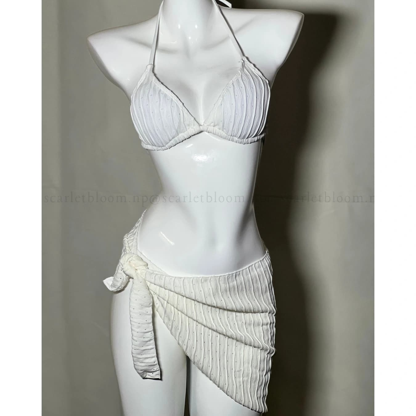 Chic White Three-Piece Set