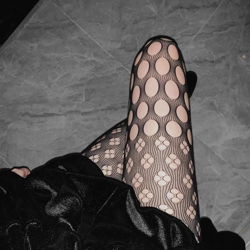 Midnight Dot Stockings