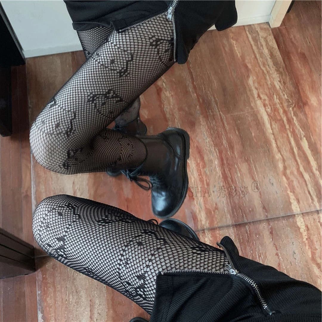 Hello Kitty Mesh Stockings - Preview Angle 4